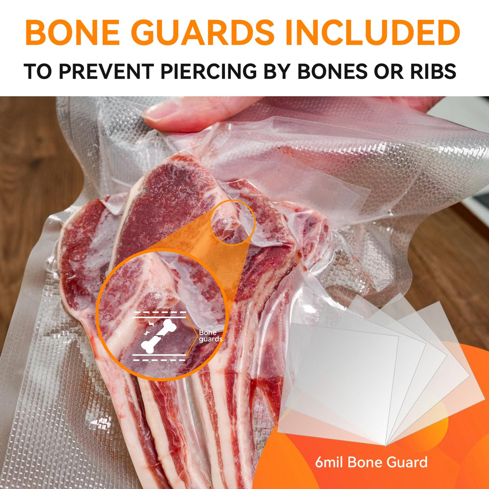 Wevac freezer protection helps prevent freezer burn during long storage.