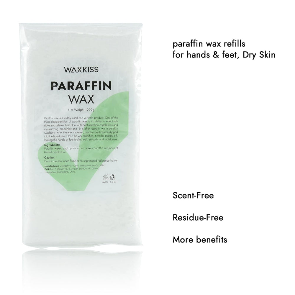 wewax paraffin wax refills texture close-up showing smooth, even melt