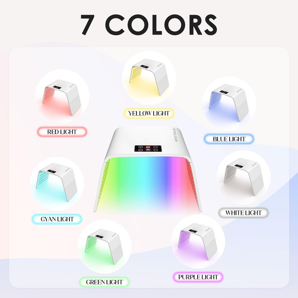 weyais full-face coverage LED mask for comprehensive skin care.