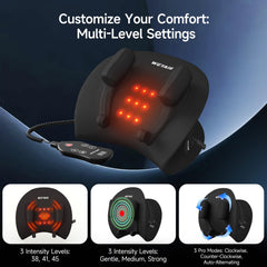 Weyais ergonomic design neck massager pillow supports comfortable positioning