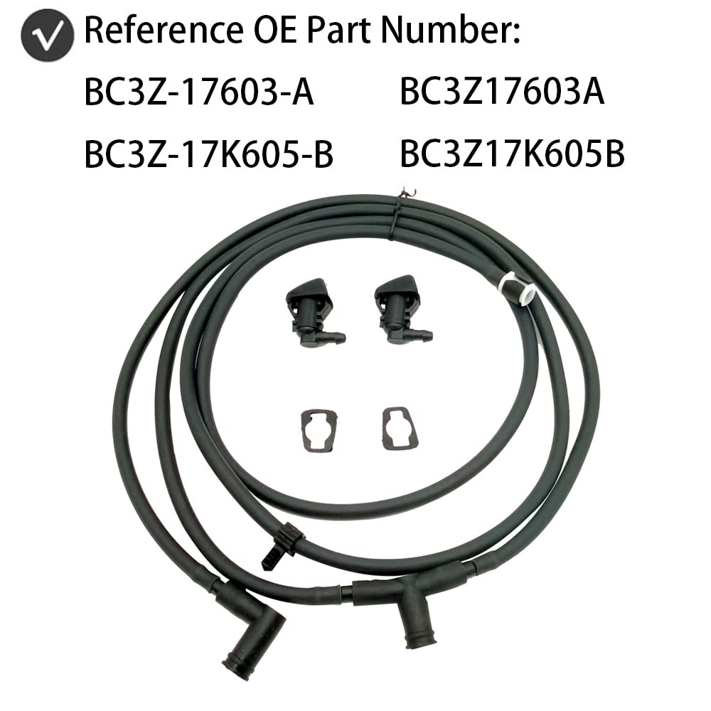 WGBAB BC3Z replacement nozzles for 2011-2016 Super Duty provide even spray coverage