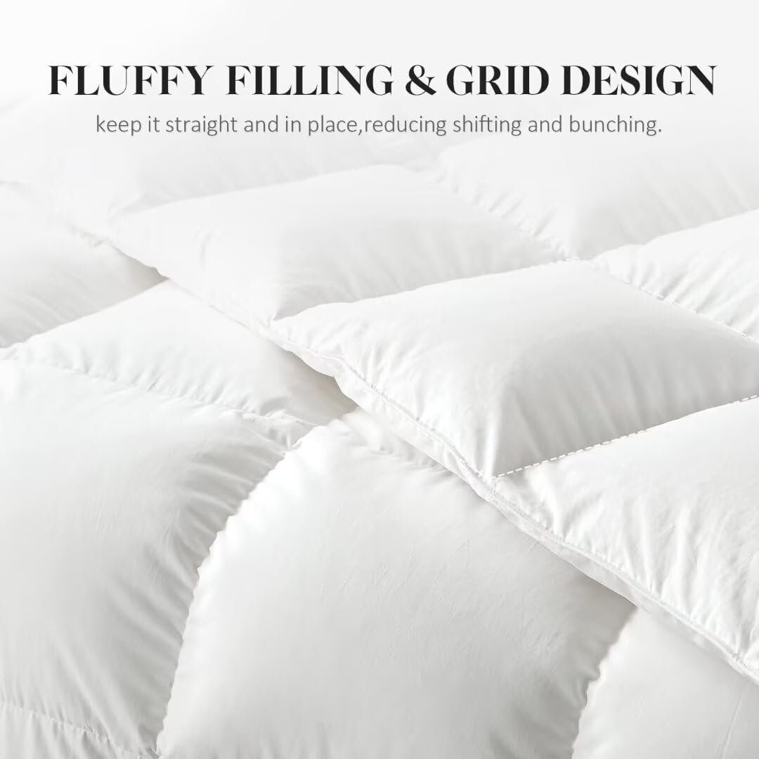 WhatsBedding care instructions for easy washing and fluff maintenance
