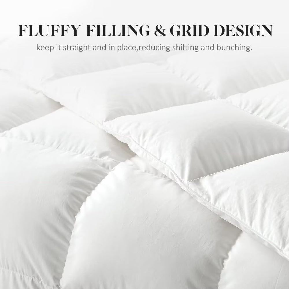 WhatsBedding care instructions for easy washing and fluff maintenance