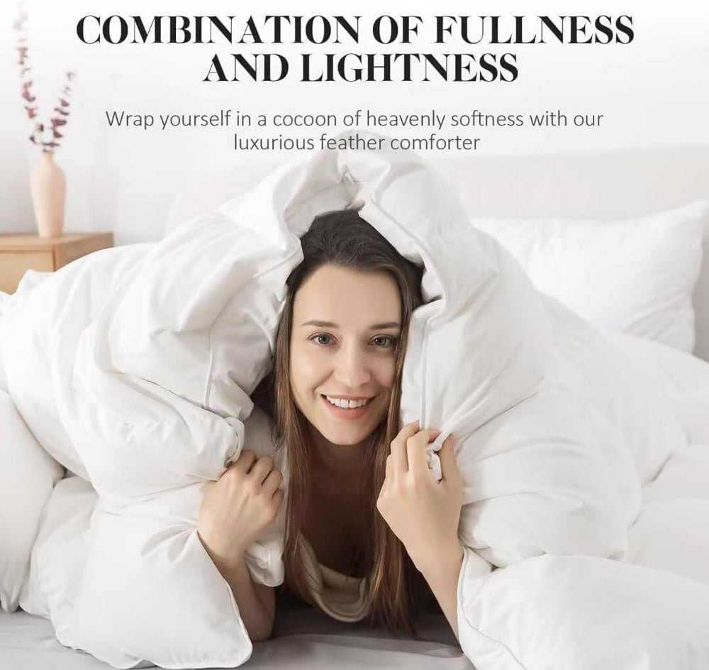 WhatsBedding close-up 100% cotton fabric reveals breathable, comfortable sleep surface