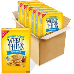 Wheat Thins Hint of Salt low-sodium box front for bulk packing