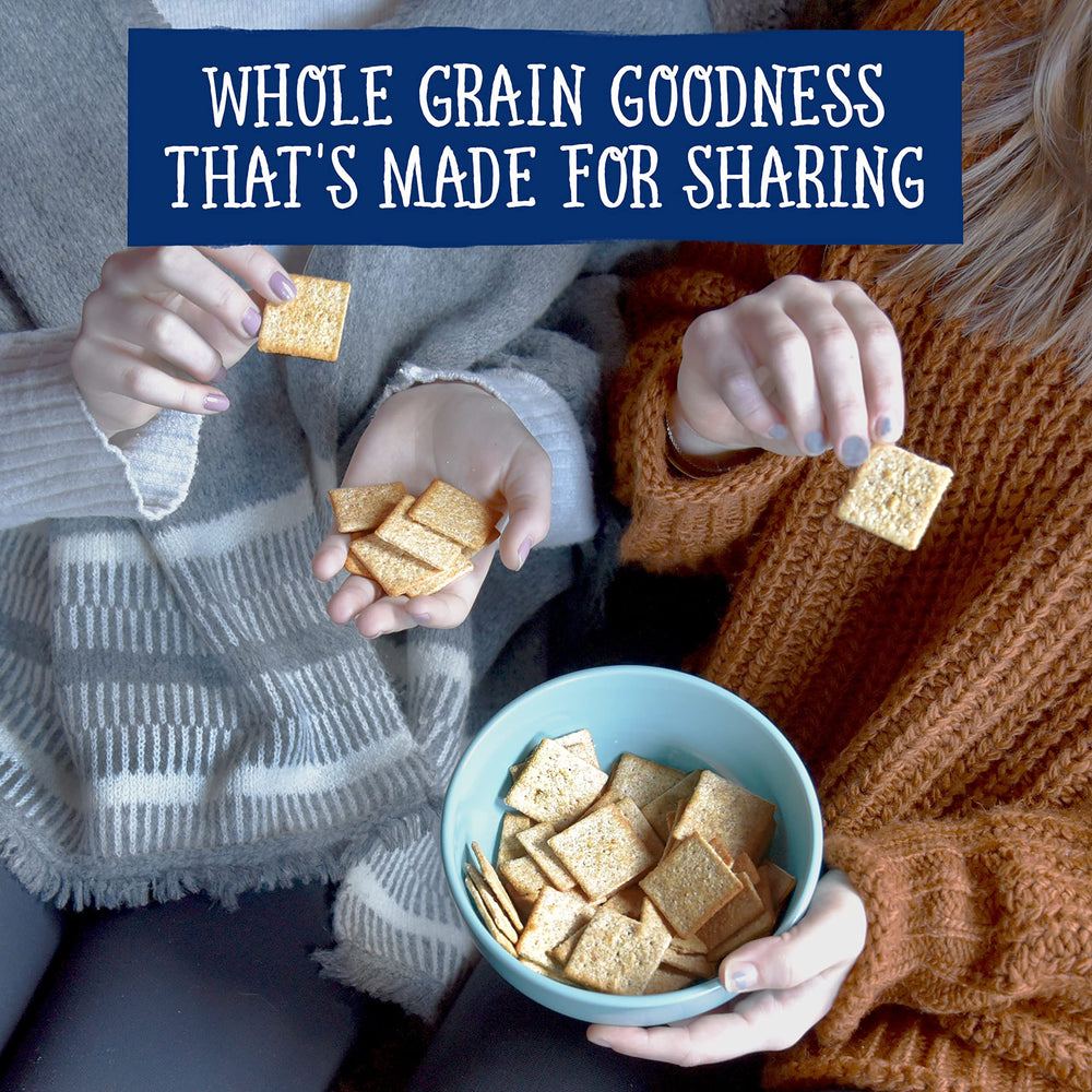 Wheat Thins subtle salt balance ideal for toppings