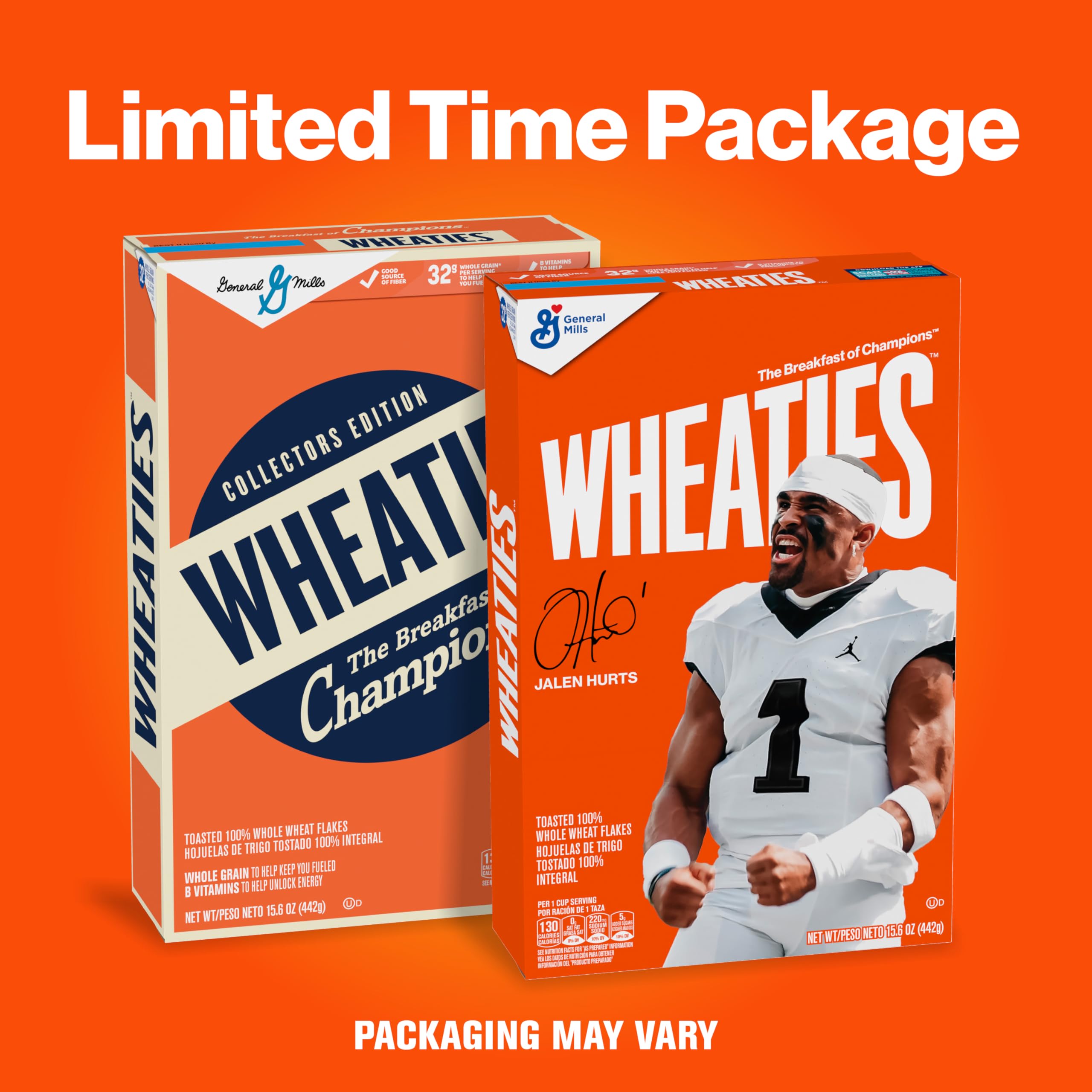 Bowl of Wheaties with toasted whole wheat flakes.