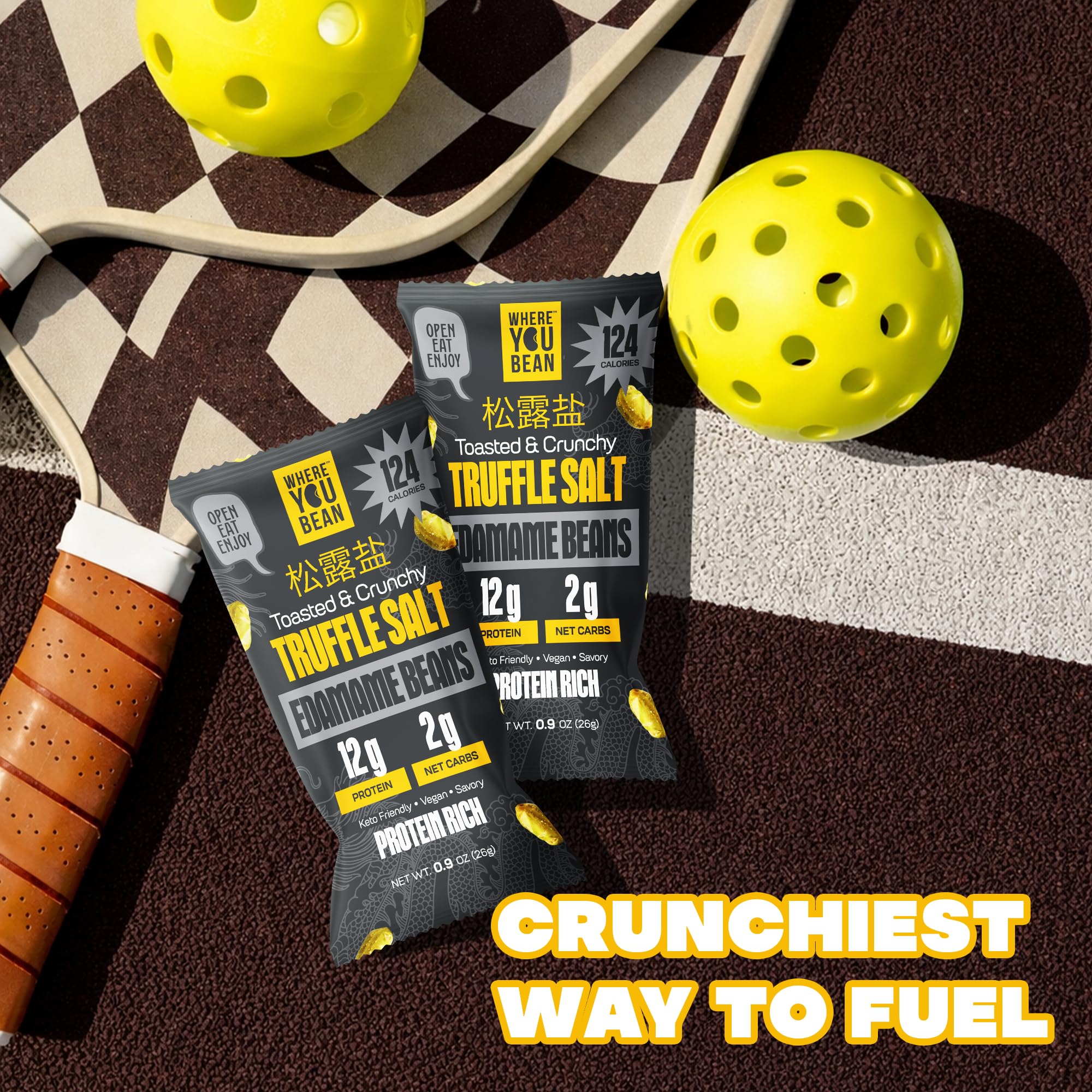 Where You Bean edamame crunch keto-friendly vegan snack option