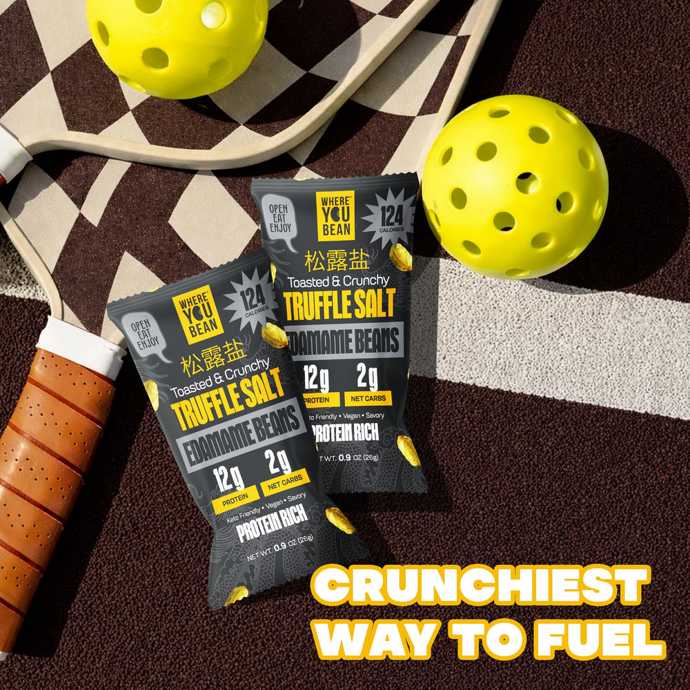 Where You Bean edamame crunch keto-friendly vegan snack option