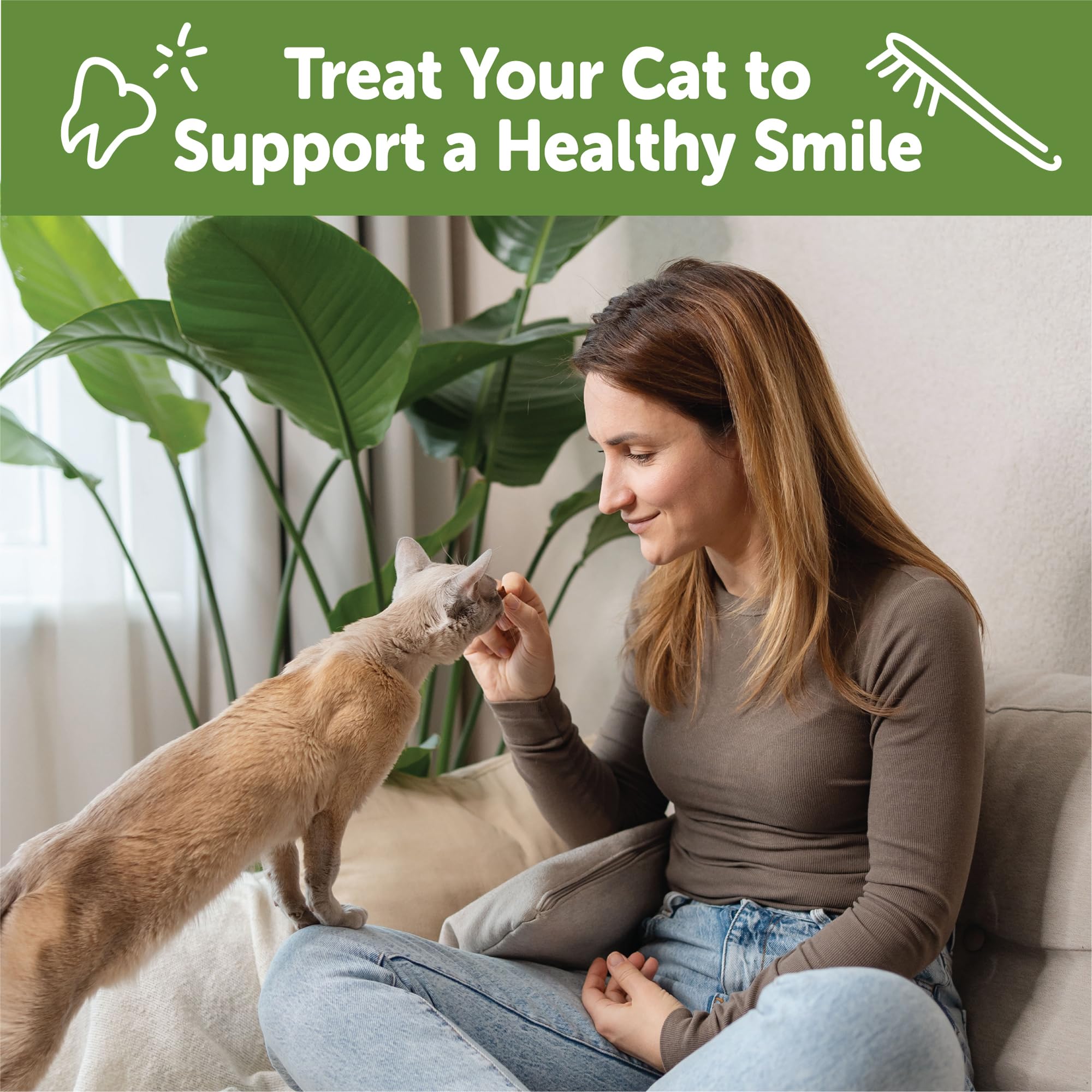 Whimzees Wellness cat dental treats ingredients list emphasizing quality