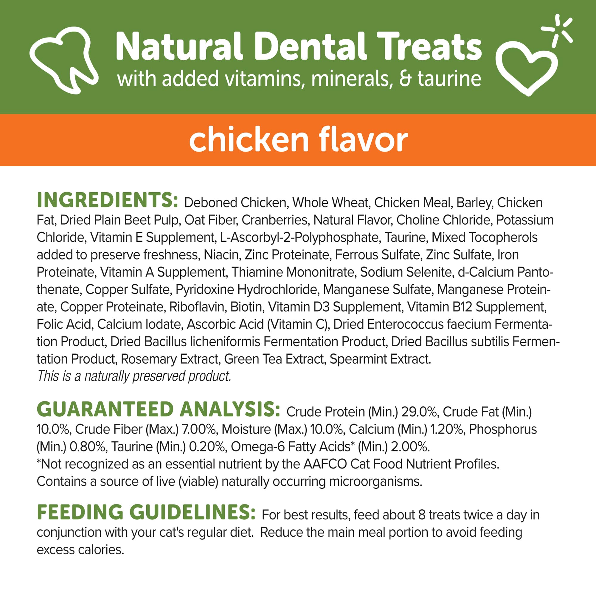 Whimzees Wellness cat dental treats closeup of crunchy porous texture