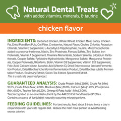 Whimzees Wellness cat dental treats closeup of crunchy porous texture