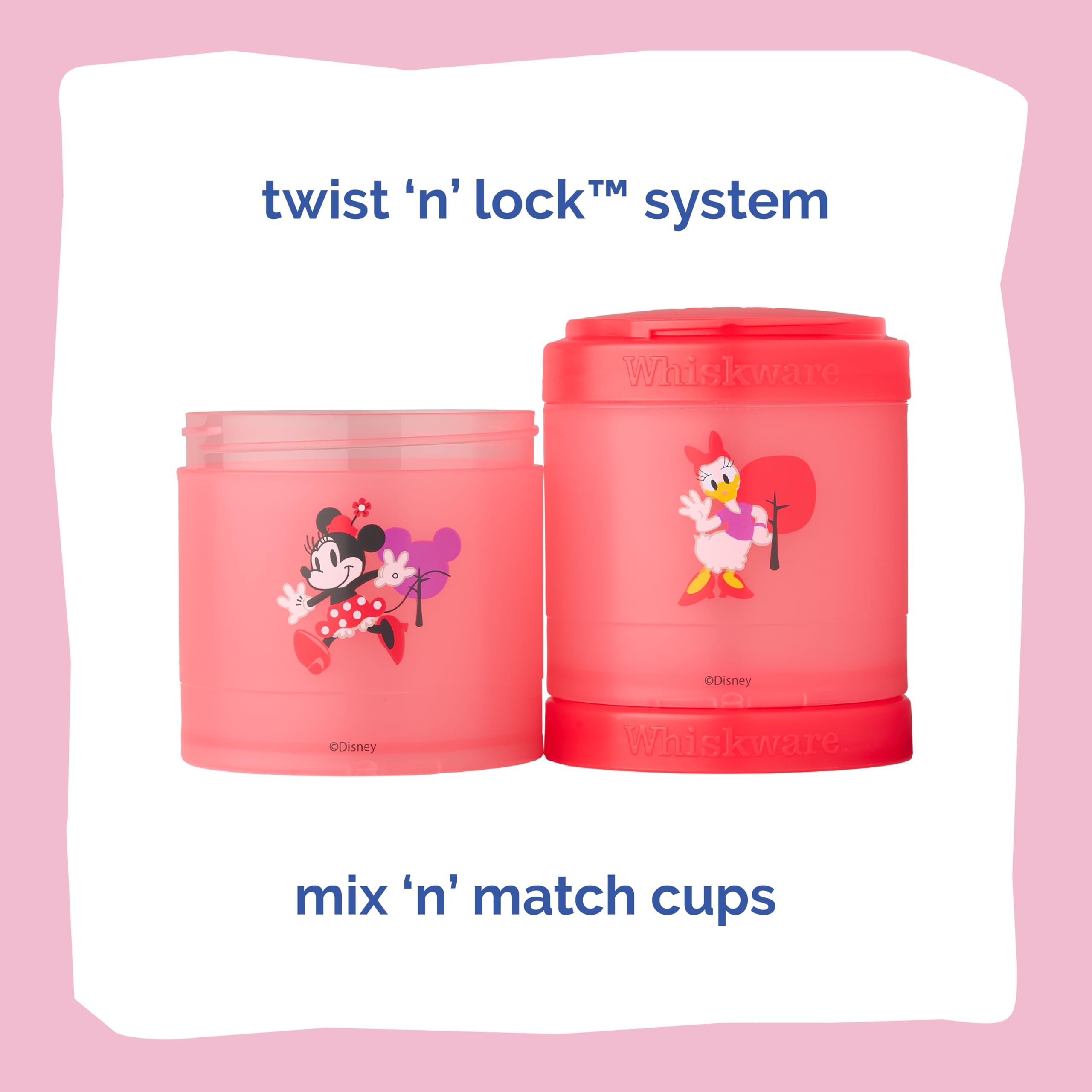 Removable carrying handle on Whiskware snack pack for easy transport.