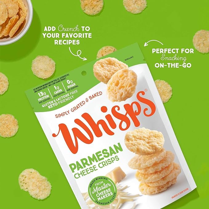 Whisps serving idea with soup or salad topping
