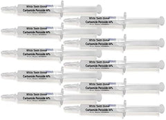 White Teeth Global 10 syringes 3ml prepared for professional-grade whitening.