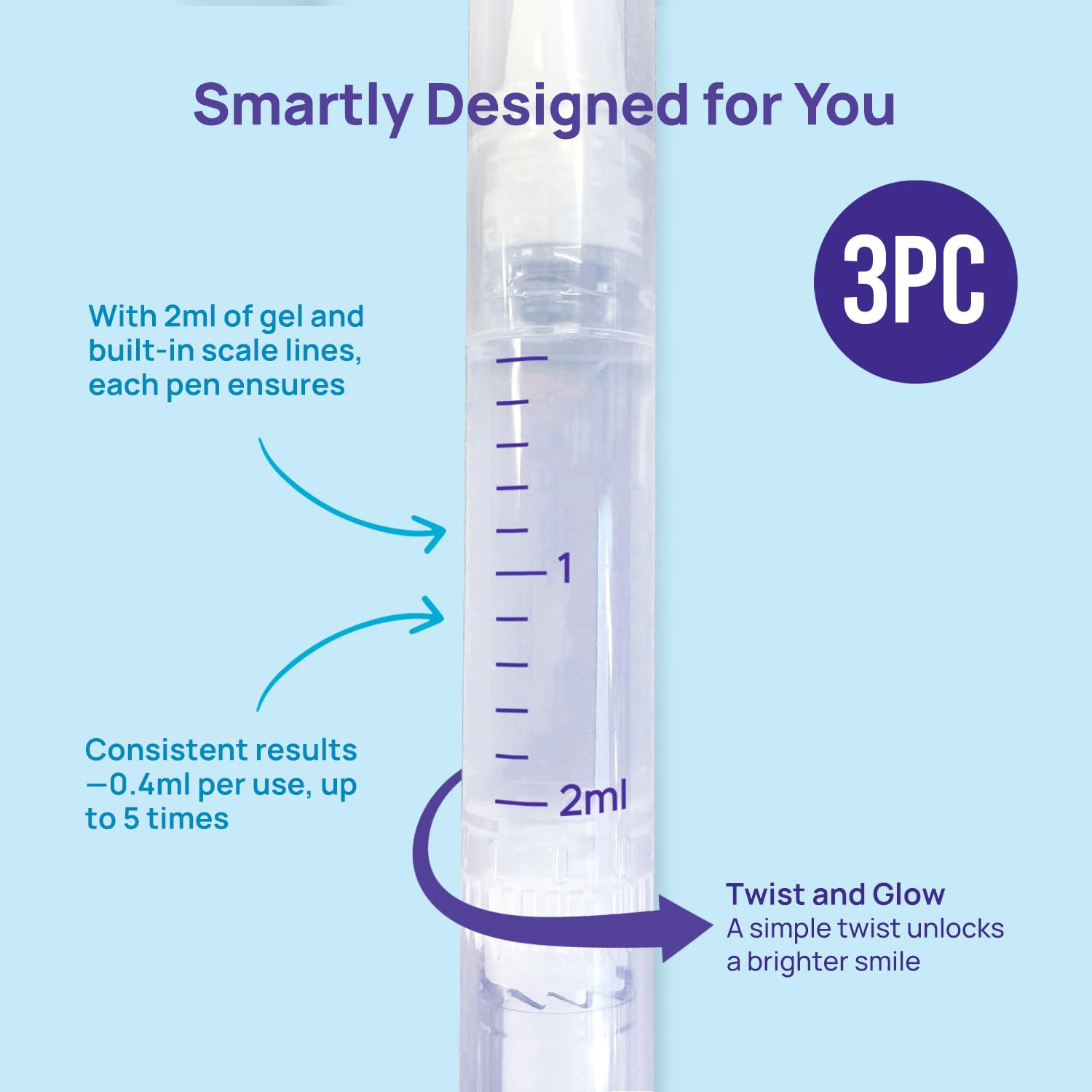 Enamel-safe formula preserves enamel health while whitening with Whitebite Pro.