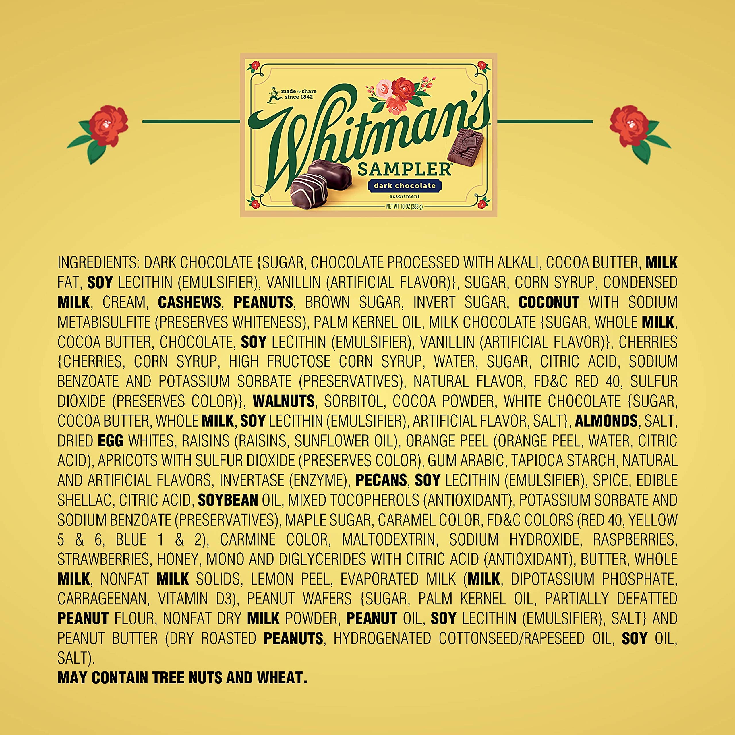 Whitman's Sampler box open showcases gift-ready packaging for celebrations.