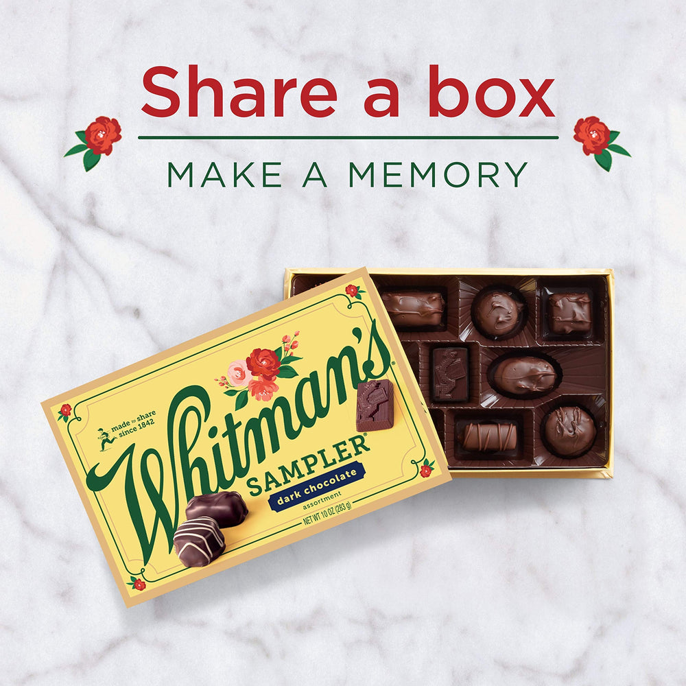 Whitman's Sampler caramels and creams display a smooth finish and balanced sweetness.