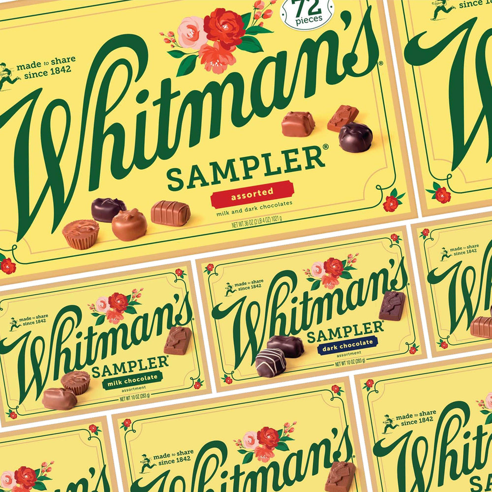 Whitman's Sampler orange creams evoke bright citrus notes and refined gifting appeal.
