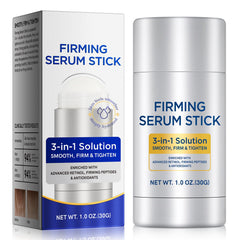 WHLH & WELL-BEING retinol serum stick on the face delivers firming and hydration