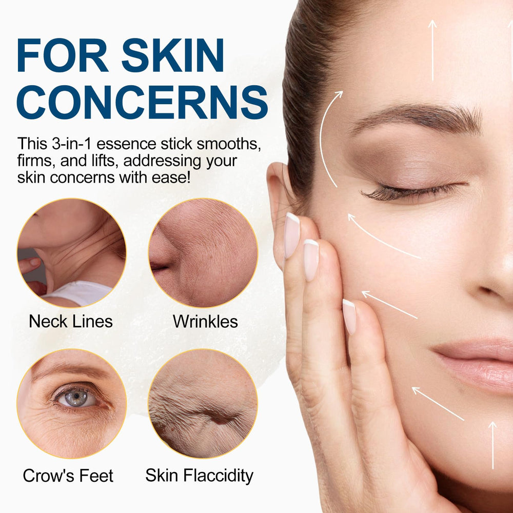 WHLH & WELL-BEING retinol serum stick on the neck for lift and smoothness