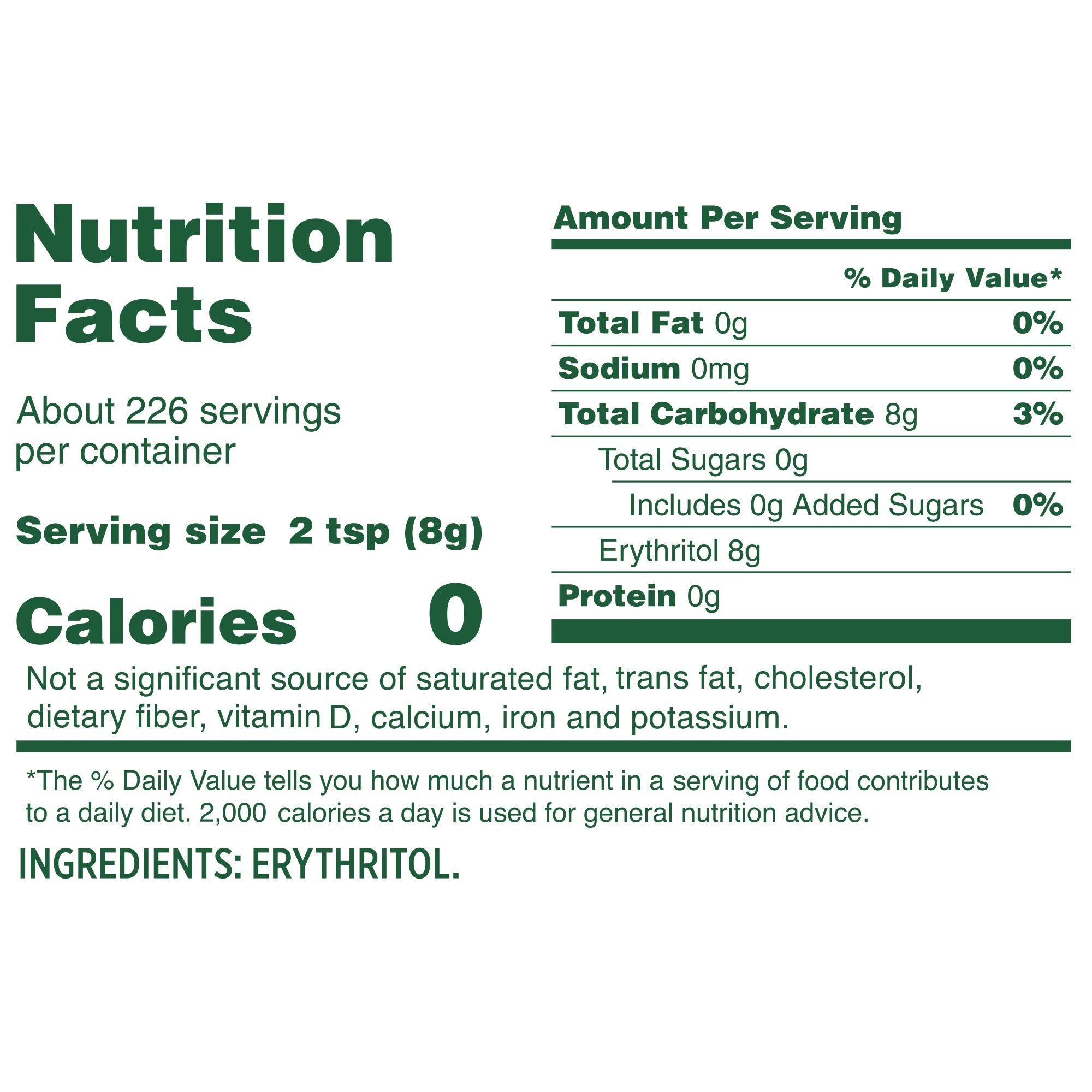 Whole Earth Erythritol granular texture ideal for baking and sugar-free recipes