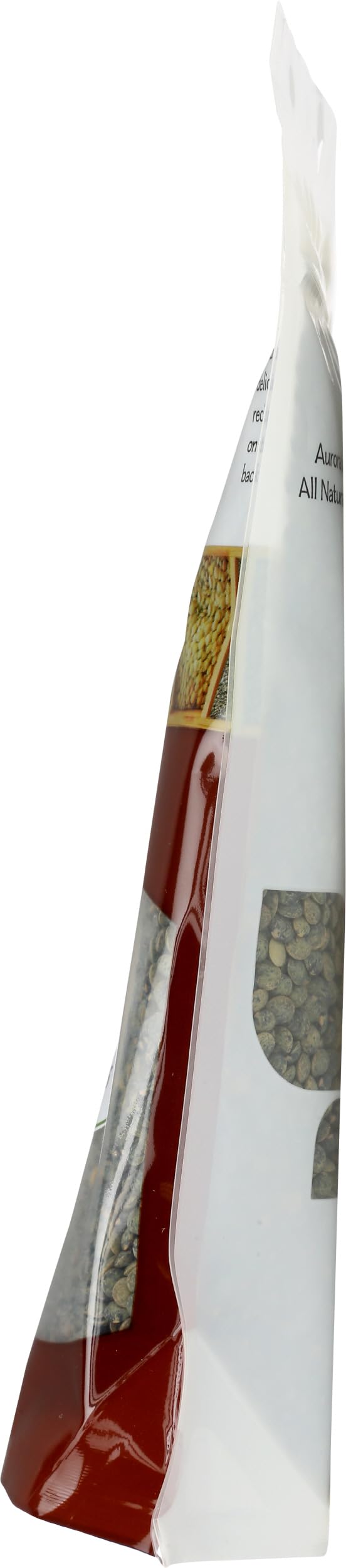 Aurora Organic French Lentils ingredients; pure dried lentils for cooking.