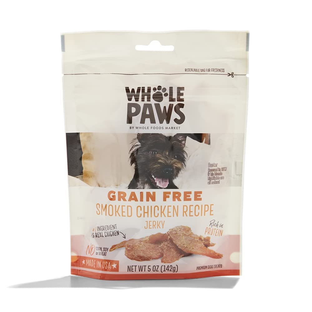 Whole Paws poulet fumé, emballage attrayant pour récompense quotidienne du chien.
