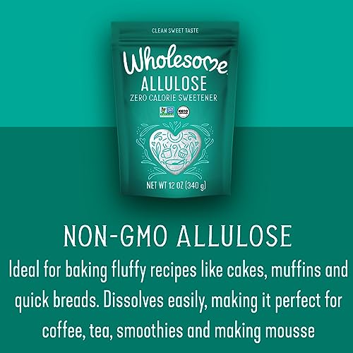 Wholesome Allulose Sweetener browning in a baking scene for fluffy treats.