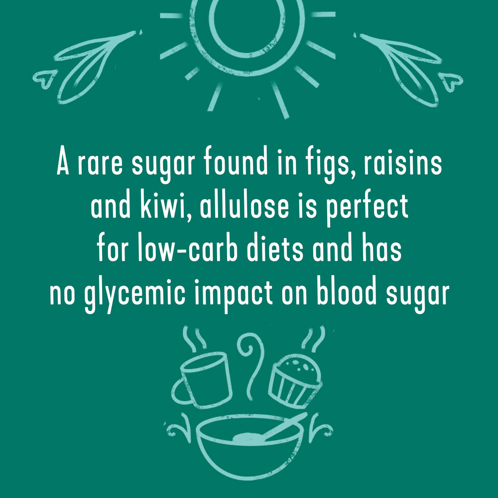 Wholesome Allulose Sweetener ingredients non-GMO highlighted on label.