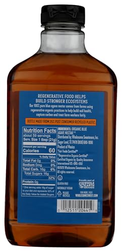 Wholesome Blue Agave Syrup in a cocktail for balanced, low glycemic sweetness.