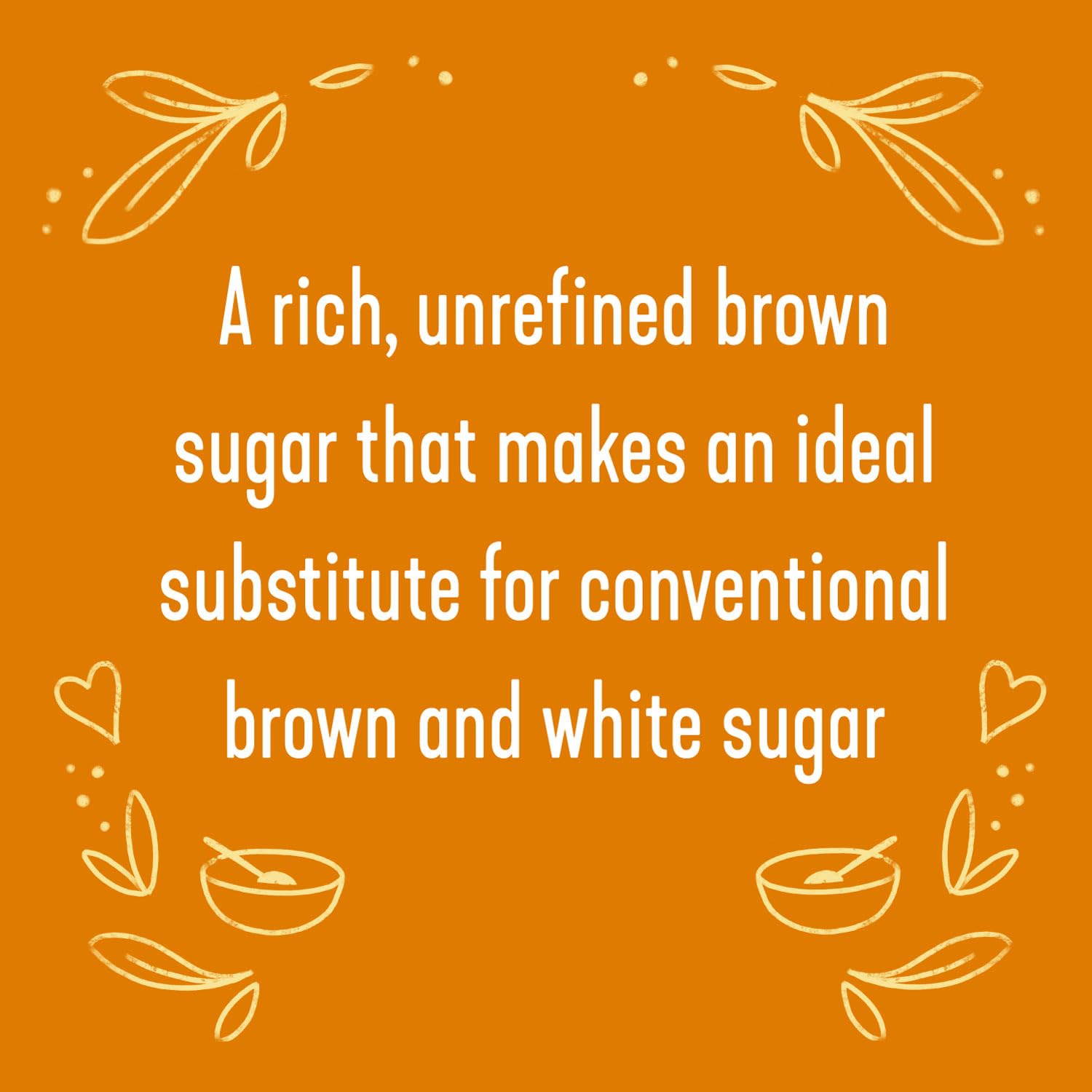 Wholesome Coconut Sugar ready-to-use for baking and beverages.