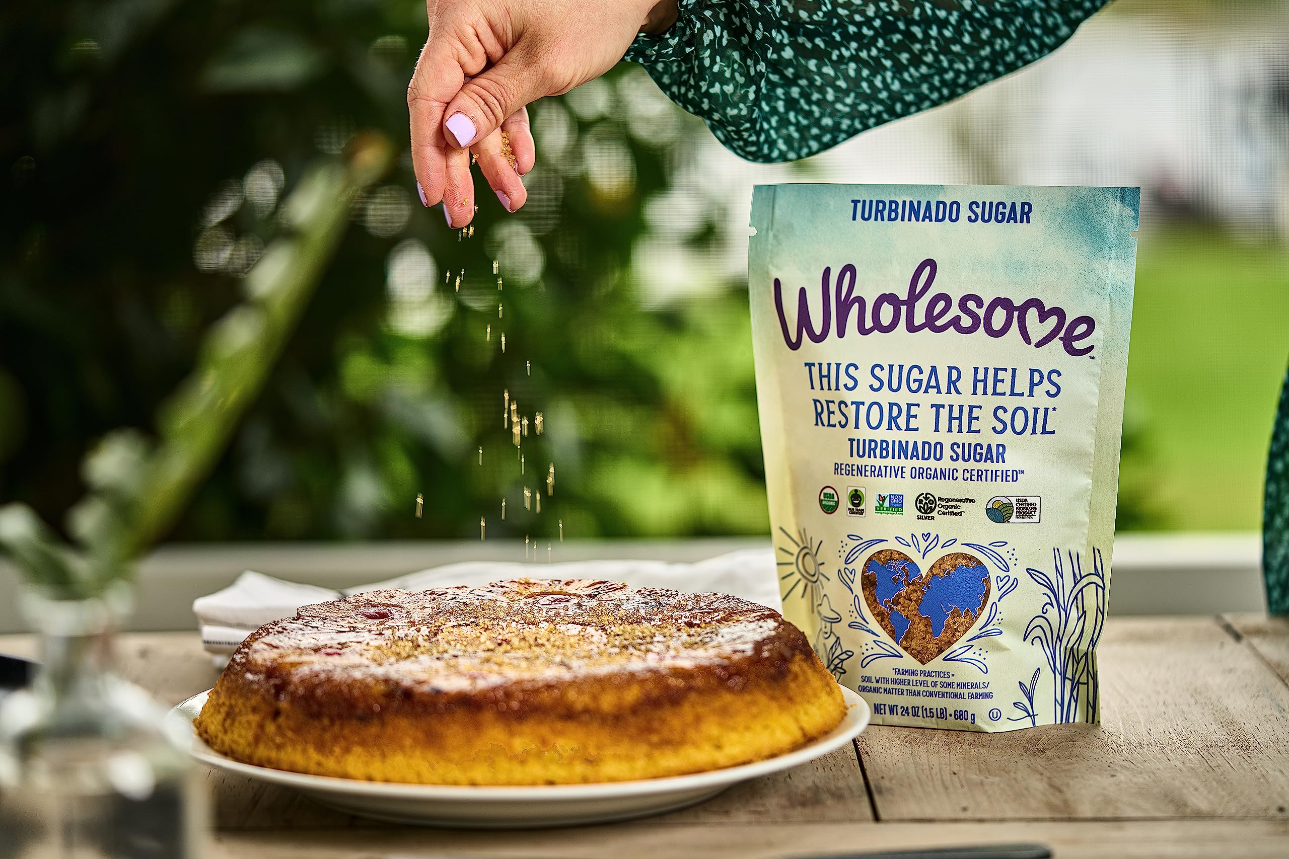 Wholesome Fair Trade cooperative field representing ethical sourcing.