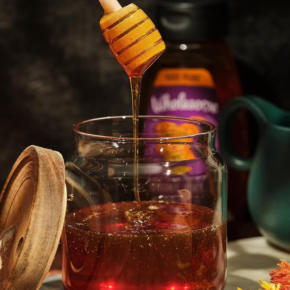 Wholesome Honey dressing pour over salad offers a glaze-ready finish.