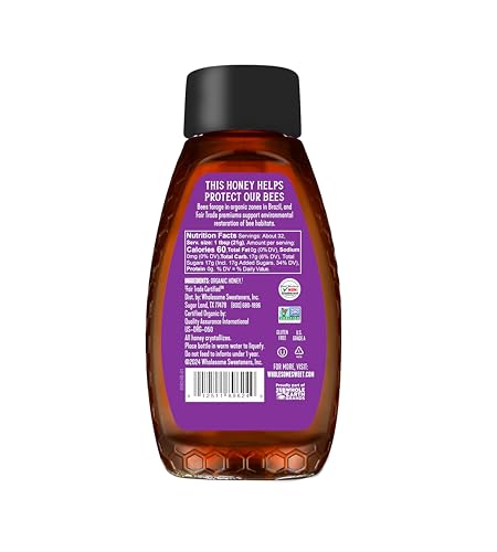 Wholesome Honey jar closeup highlights raw texture ideal for yogurt topping.