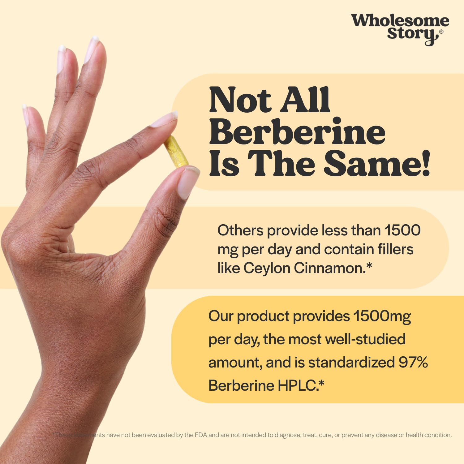 Vegan-friendly Berberine HCl capsules for plant-based wellness routines.