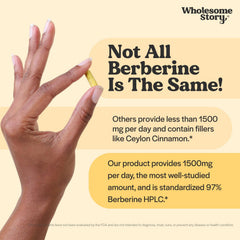 Vegan-friendly Berberine HCl capsules for plant-based wellness routines.