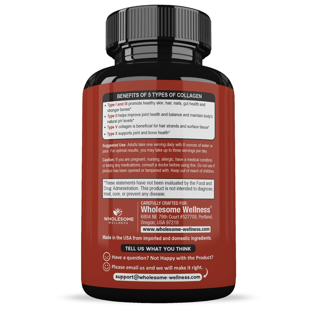 Wholesome Wellness clean ingredients list with gluten-free and paleo-friendly options