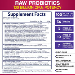 Wholesome Wellness Dr. Formulated Probiotics for Women with 34 strains for diverse gut support