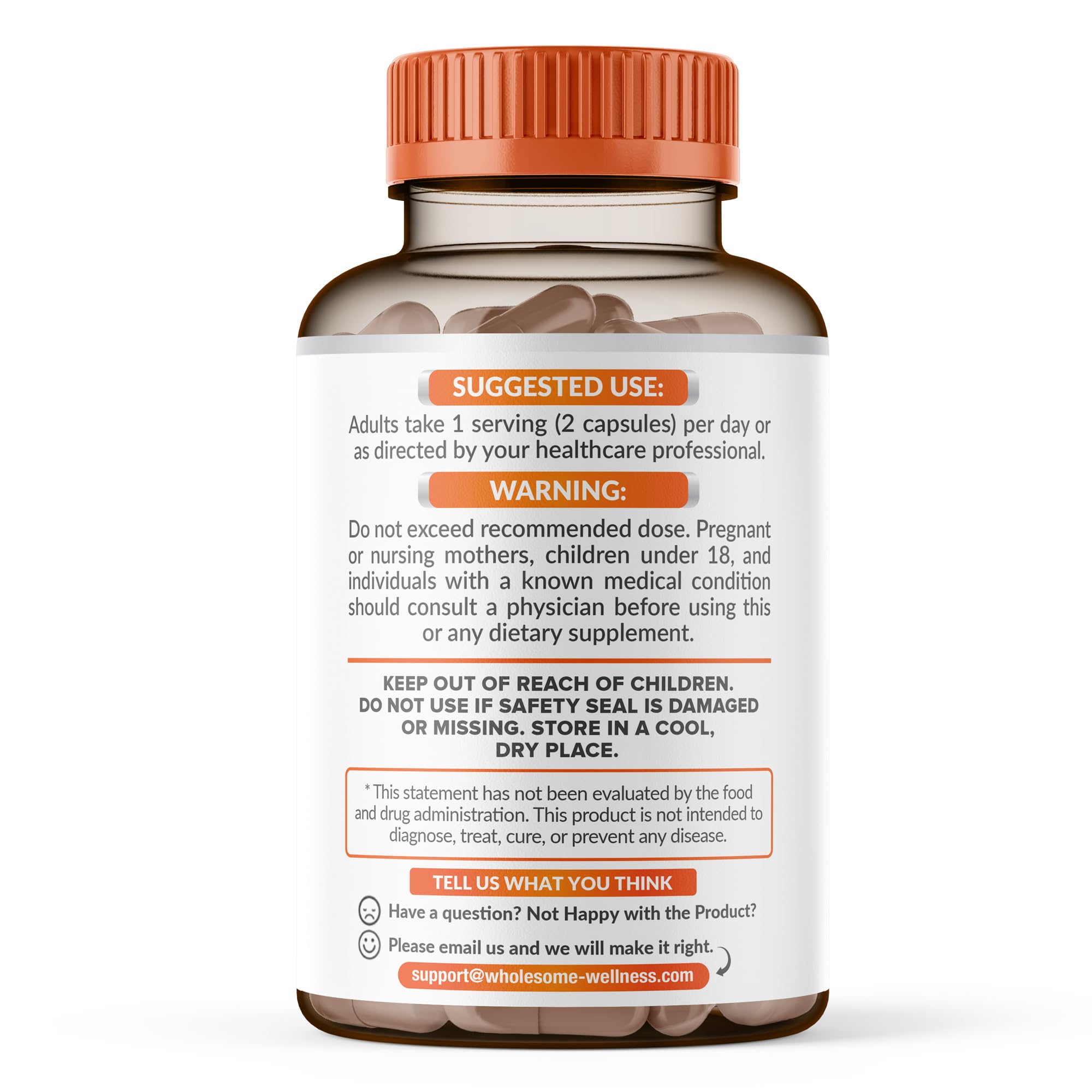 Wholesome Wellness liposomal vitamin C with citrus fruit in lifestyle setting.