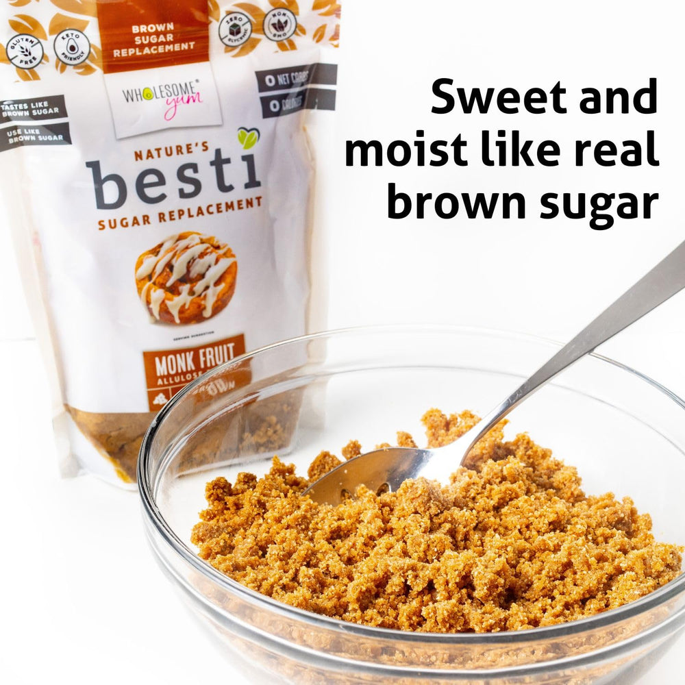 Wholesome Yum Besti Brown browning and caramelizing in recipes
