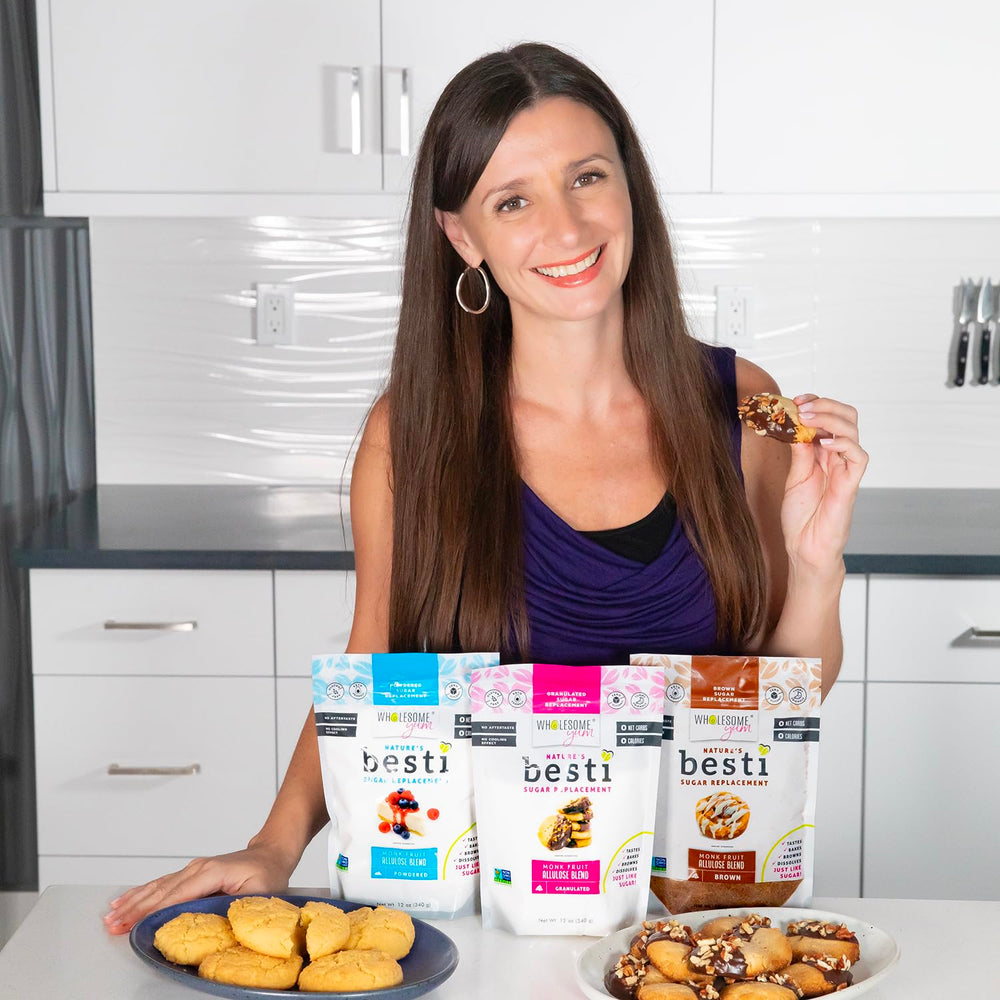 Wholesome Yum Besti keto-friendly pack displayed for keto bakers.
