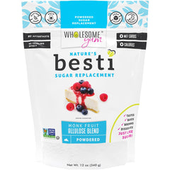 Wholesome Yum Besti powdered sugar substitute pours smoothly for baking.