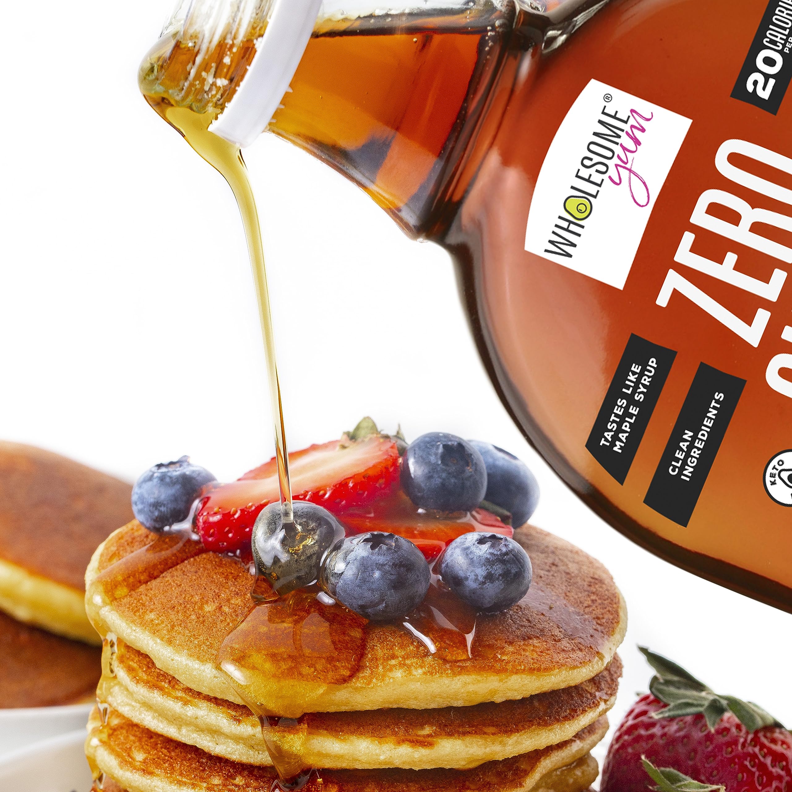 Wholesome Yum maple syrup glaze for grilled chicken, sugar-free option.