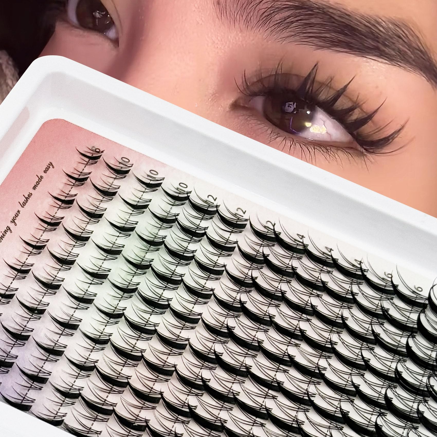 Whybraw lash wear is waterproof and sweat-proof for all-day use