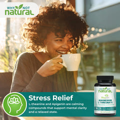 Why Not Natural apigenin panel highlights brain health in the formula.