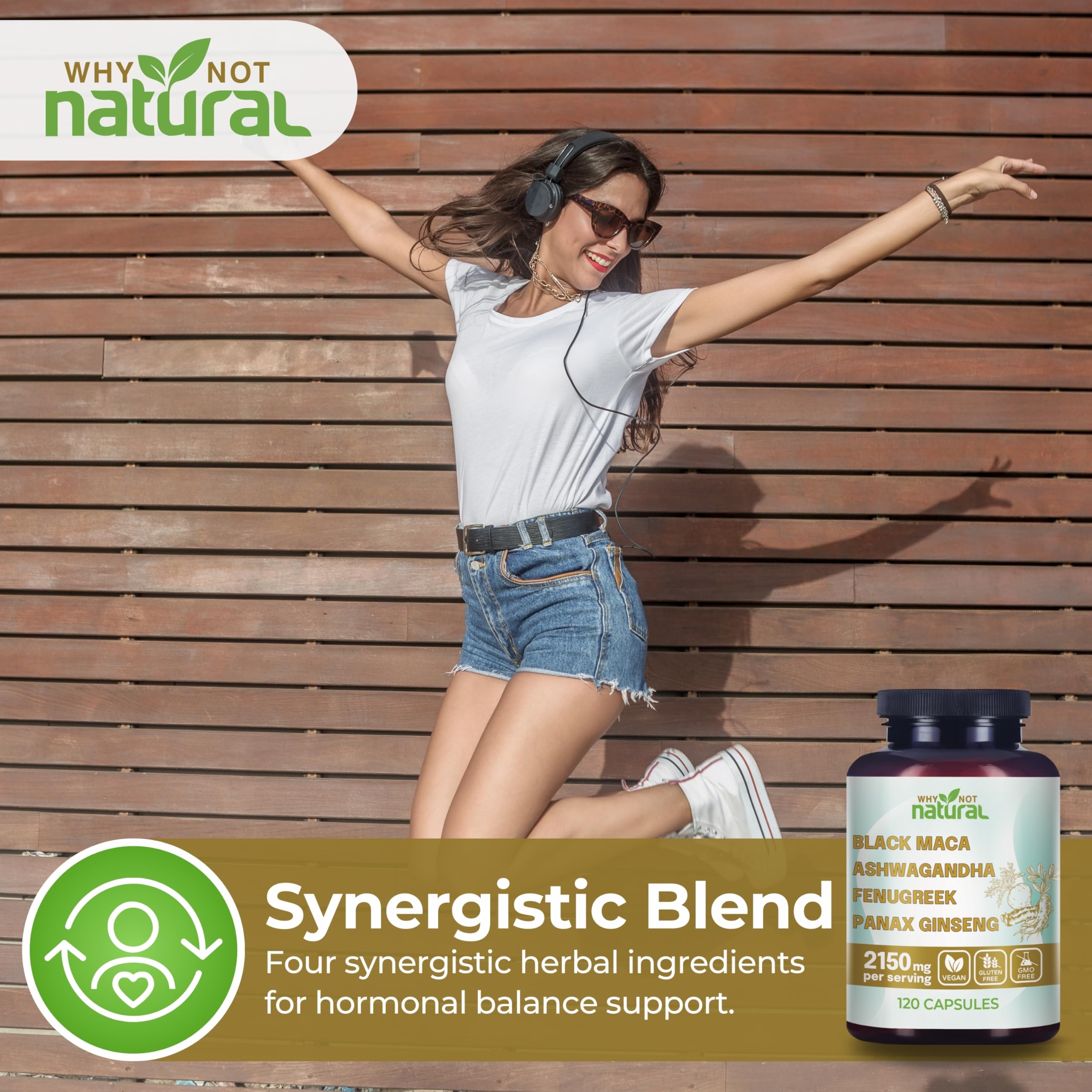 Why Not Natural lifestyle-energy shot suggests possible daytime stamina with this blend.