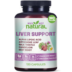 Why Not Natural liver health 5-in-1 bottle for daily wellness