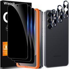 Wiaocit S25 FE privacy screen front view with clear privacy protection.