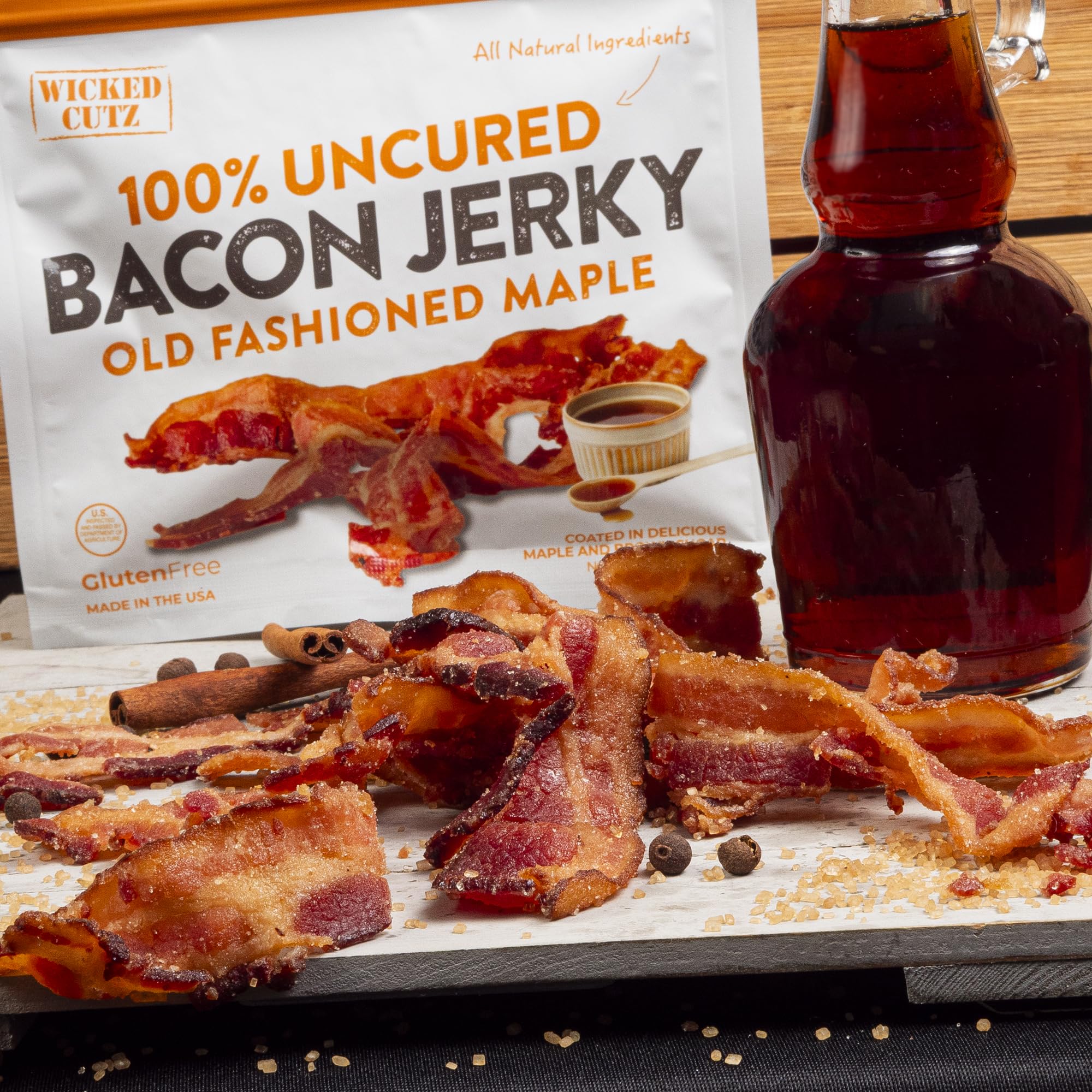 Wicked Cutz low-carb snack option for quick, savory energy.